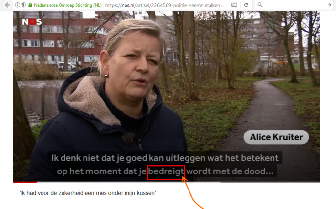 Tikfout in NOS-ondertitel (21-12-2018 17h46)